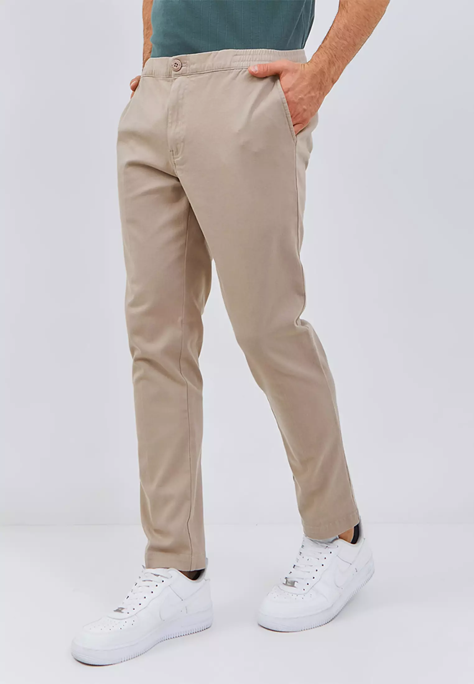 [NEW] Osella Relaxed Waist Trousers With Adjustable Drawstring 208P4001 | Celana Panjang Pria