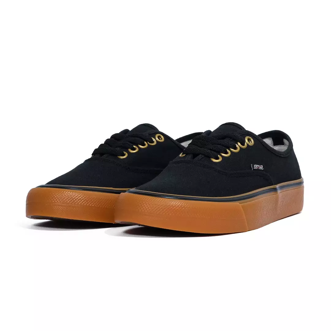 SABA Evermore  Low Black Gum - Sepatu Sneakers Casual Pria Wanita