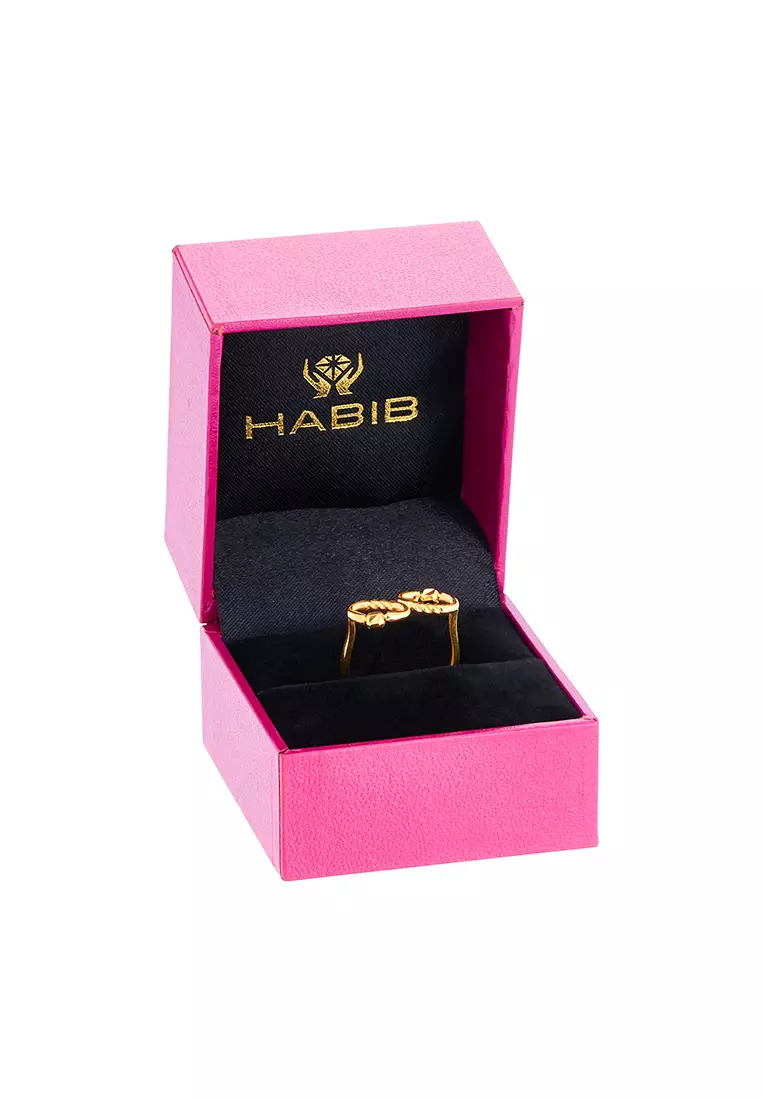 HABIB Oro Italia 916 Yellow Gold Ring GR50450623 (22K Gold)