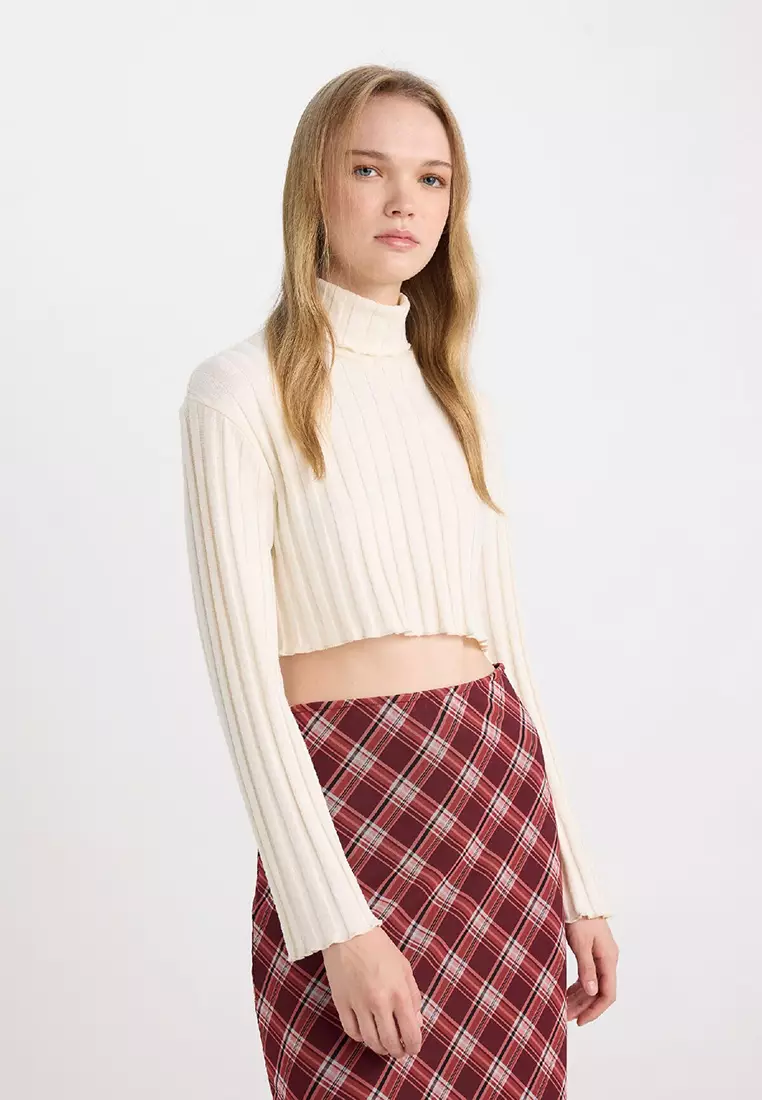 Turtleneck Crop Top