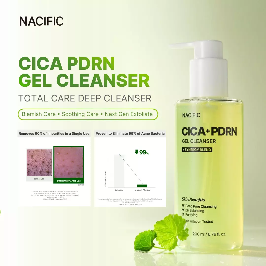 NACIFIC Cica PDRN Gel Cleanser 200ml