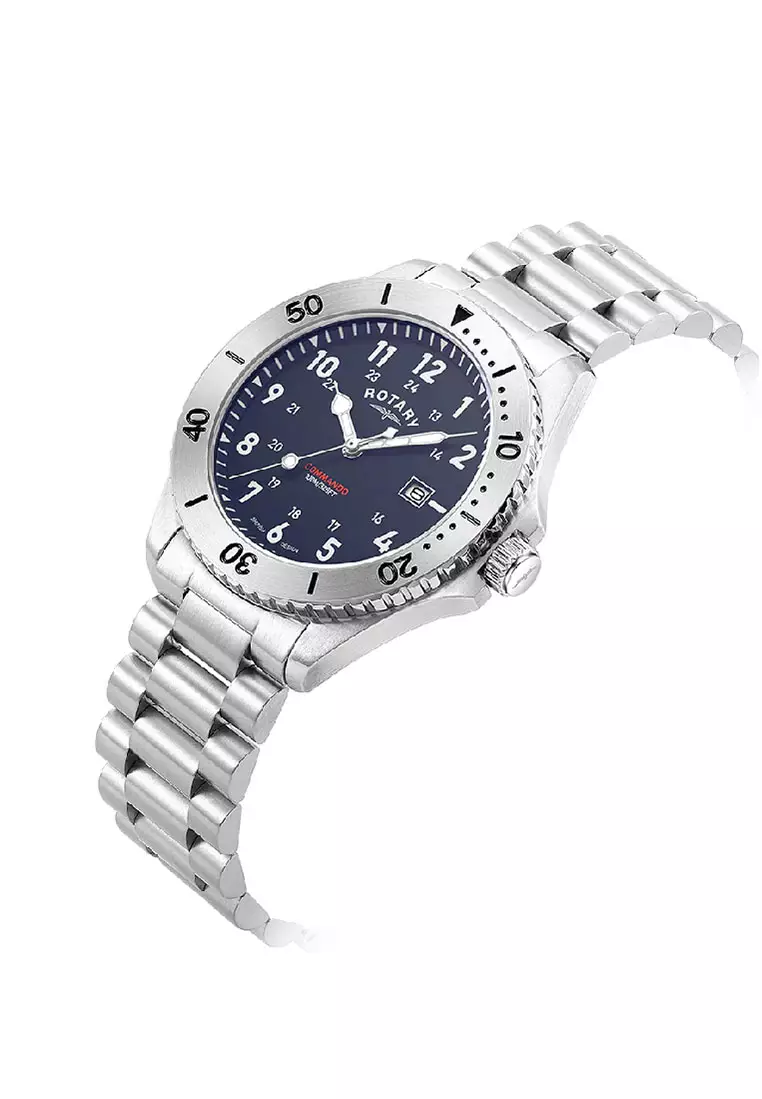 Buy Rotary Rotary Commando Quartz Men's Watch GB05475/52 Online ...