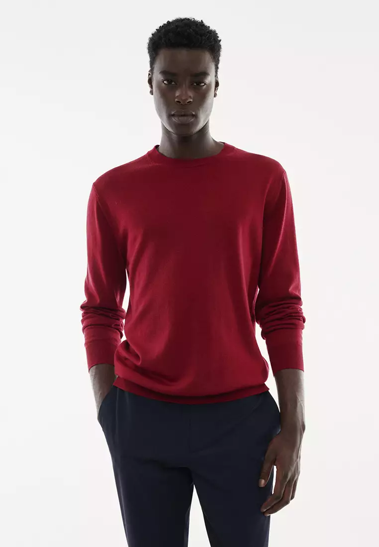 線上選購MANGO Man Merino Wool Washable Sweater | ZALORA 台灣