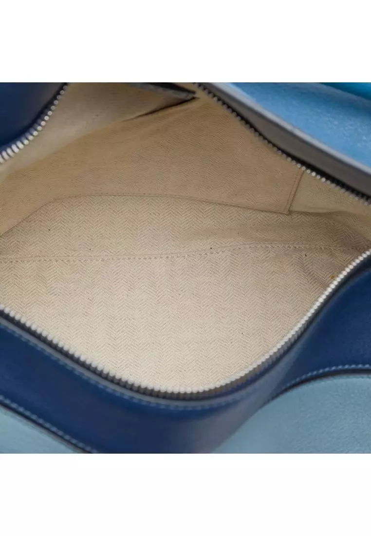 Pre-Loved Loewe Medium Tricolor Calfskin Puzzle Satchel