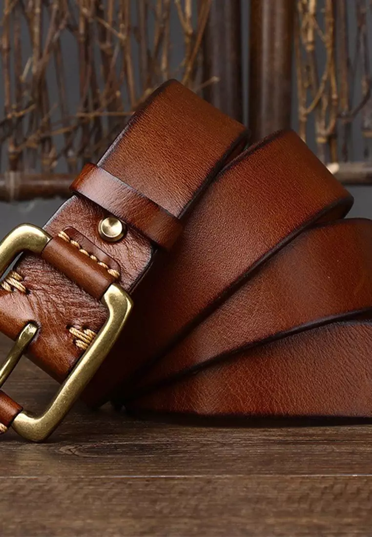 Vintage Handmade Full Grain Leather Belt CP225