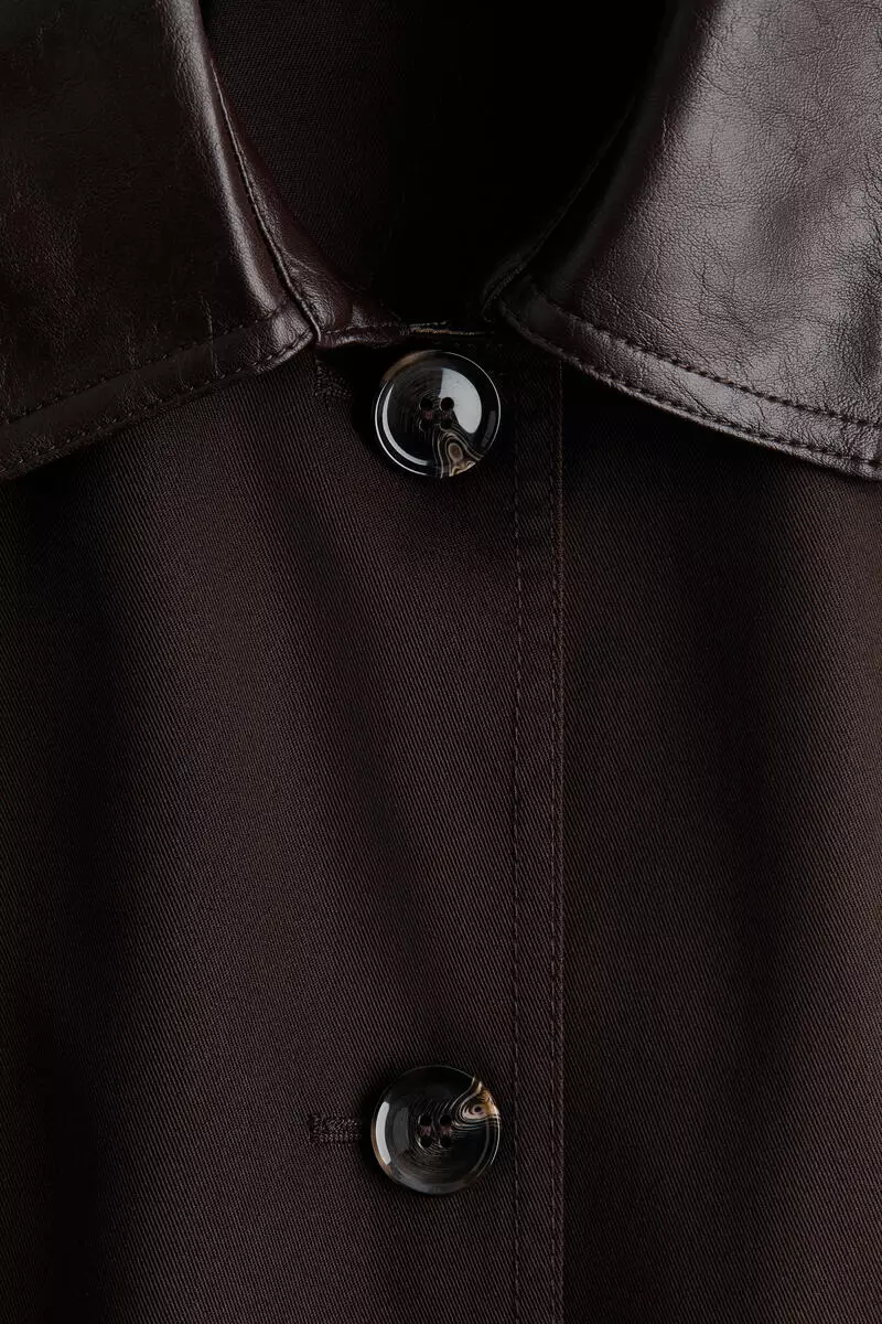 Collared cape coat