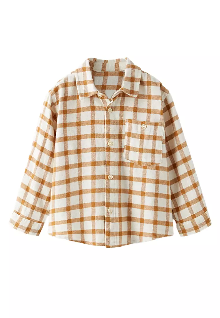 ZARA Checkered Collared Shirt 2025 | Buy ZARA Online
