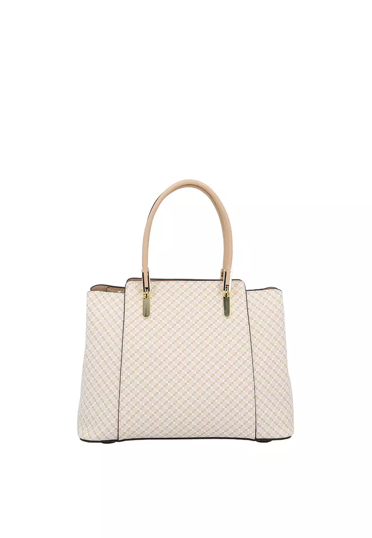 CR Allegra Top Handle Bag - Dark Beige