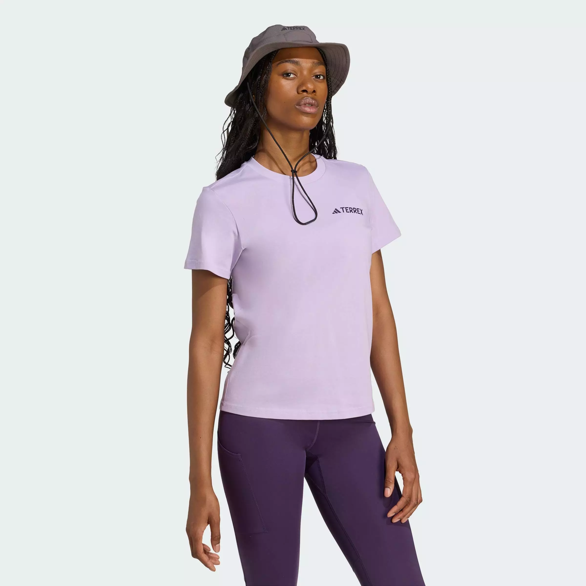 Hiking Terrex Graphic Tee Women Purple JX3852