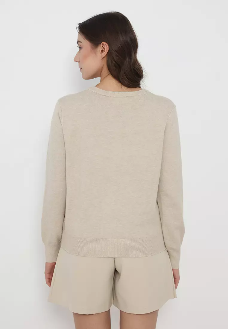 Ribbon Button Soft Knit Cardigan