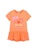 KENZO KIDS orange KENZO TIGER GIRLS DRESS E8A07KA12C64FBGS_1