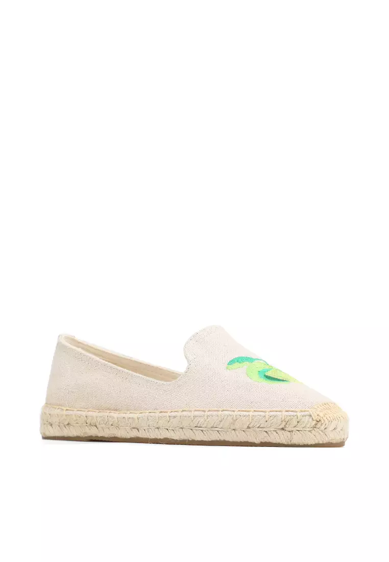 Embroidered Canvas Espadrilles HB45433