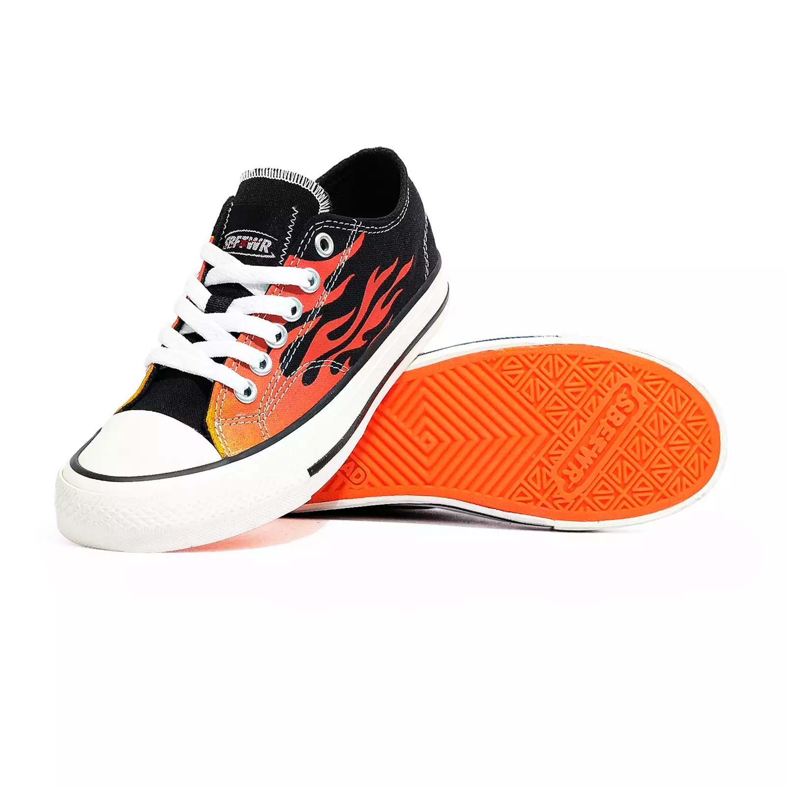 SABA Red Flame Low - Sepatu Sneakers Casual Pria Wanita