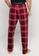 Only & Sons red Anton Lounge Check Pants 7CB88US7B0EF18GS_2