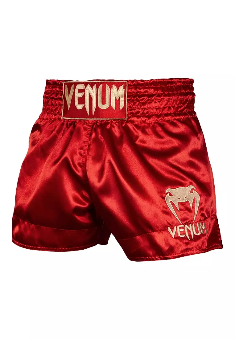Venum Classic Muay Thai Short - Bordeaux/Gold