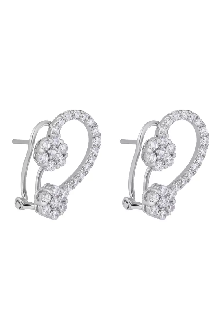 TOMEI Diamond Earrings White Gold 750