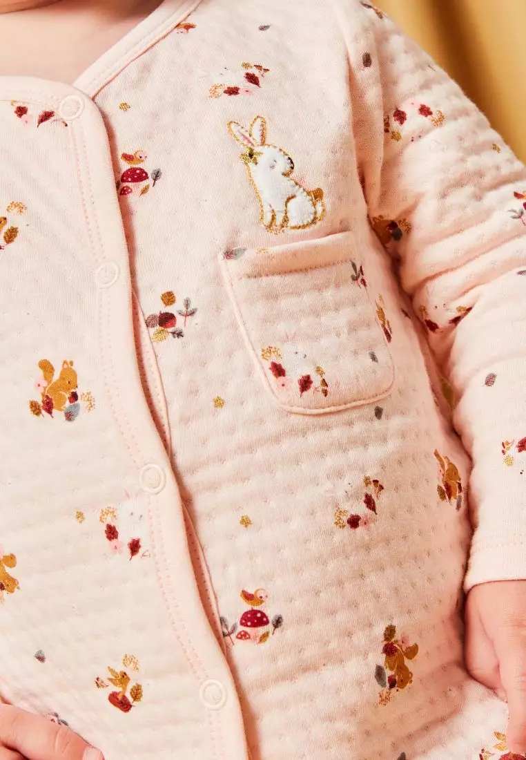 Nude animal printed tubic Sleepsuit