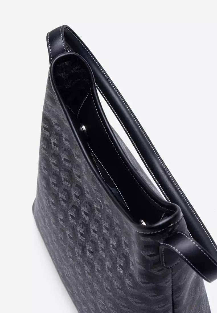 Alesso Medium Hobo Bag Black