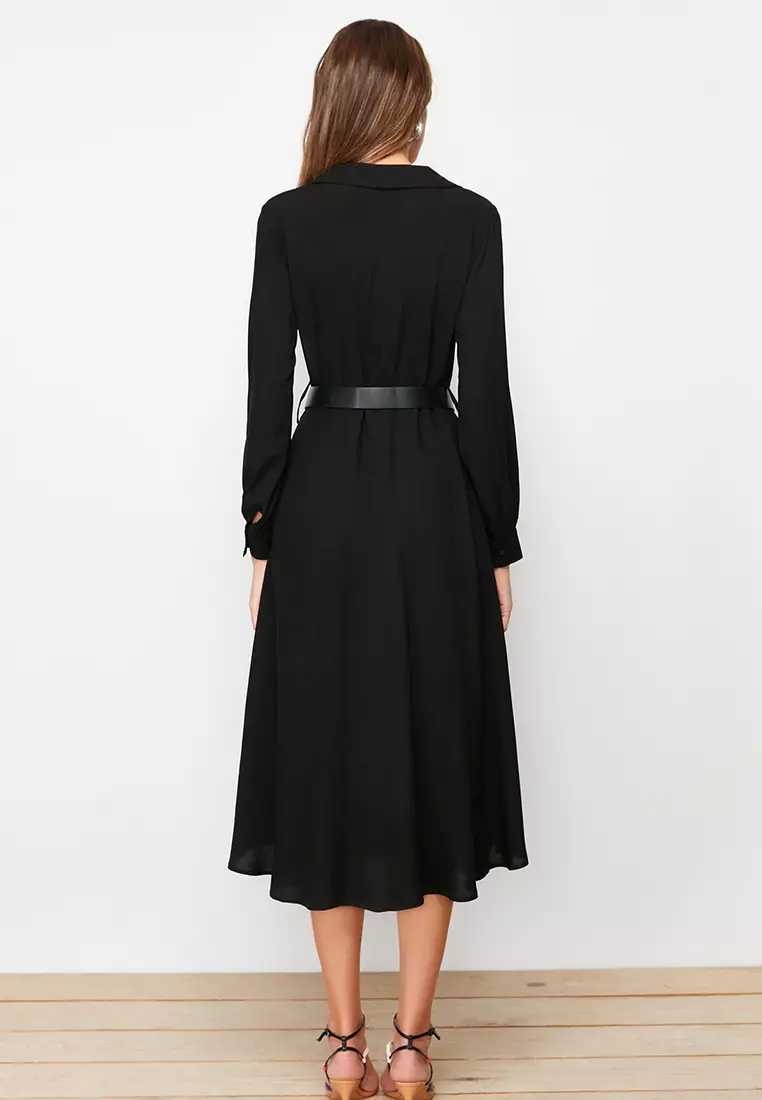 Belted Midi Dress