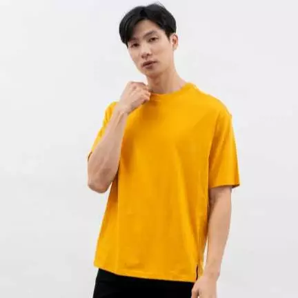 Kale Dexter Mustard/ Kaos Oversize Lengan Pendek Pria / Unisex