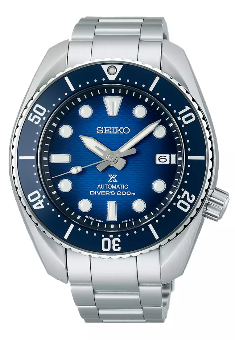 Seiko Prospex SPB321J1 King Sumo Automatic Divers 200m Blue Dial - Stainless Steel