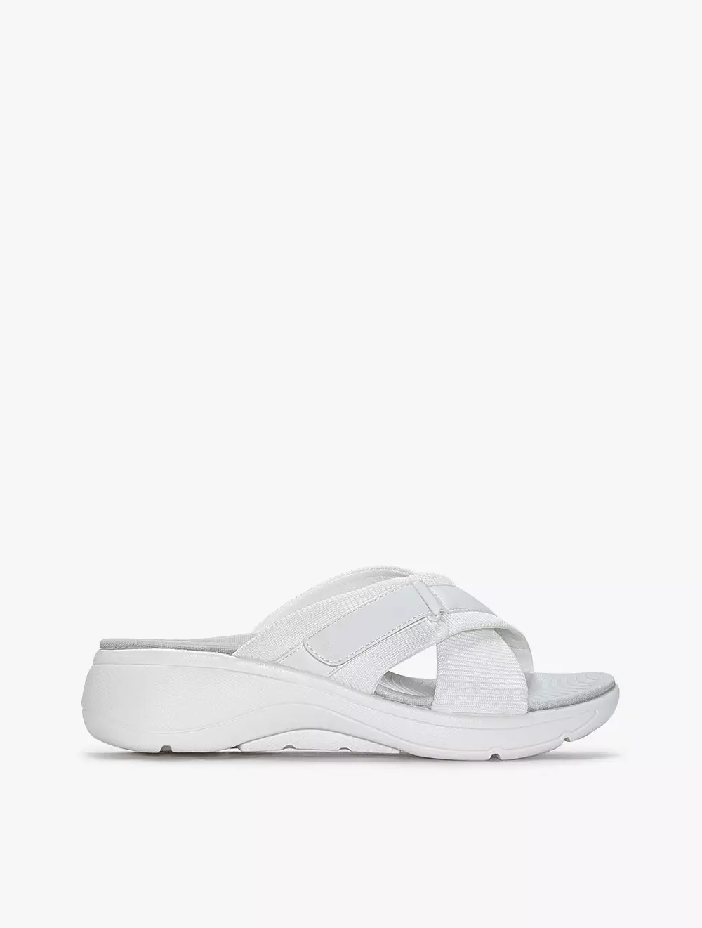 White hot sale sandals payless