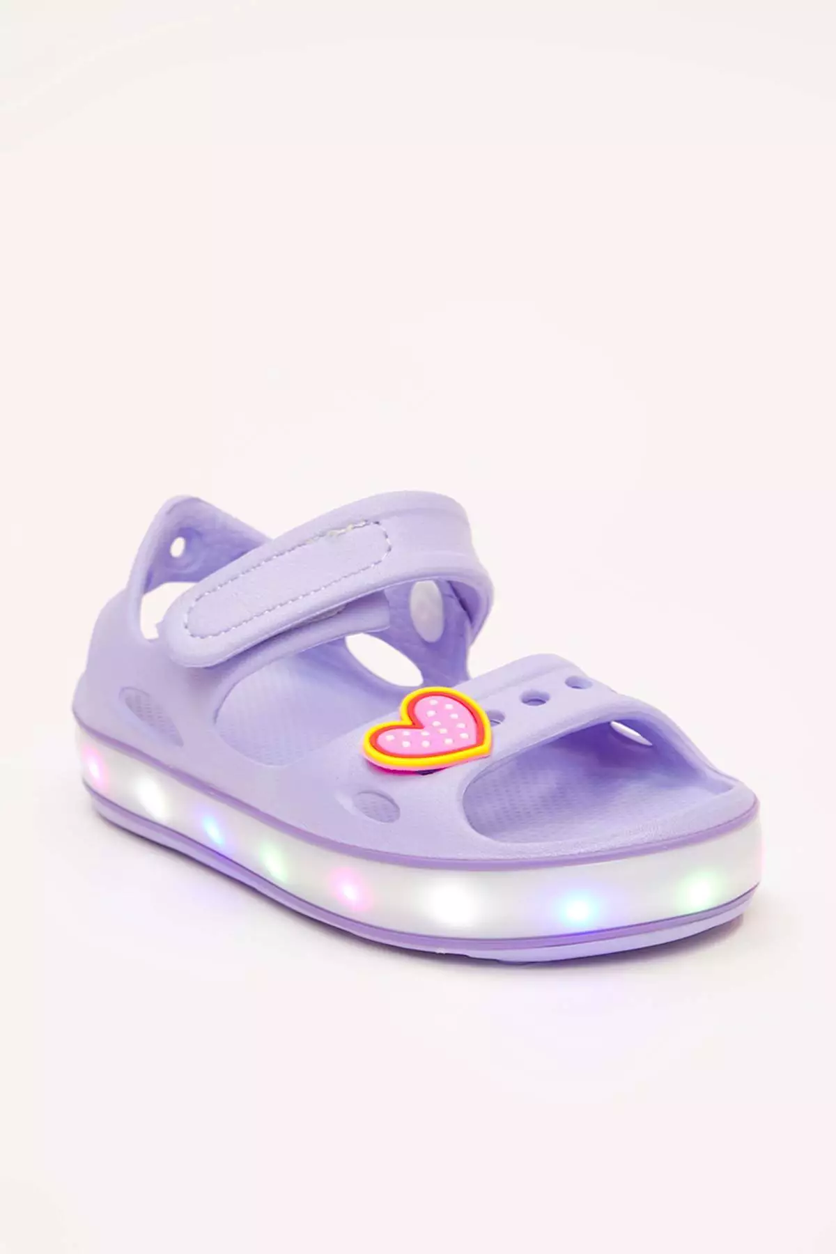 Lilac Lighted Light Sole Girl Child Kids Eva Sandals Takss25Sd00062
