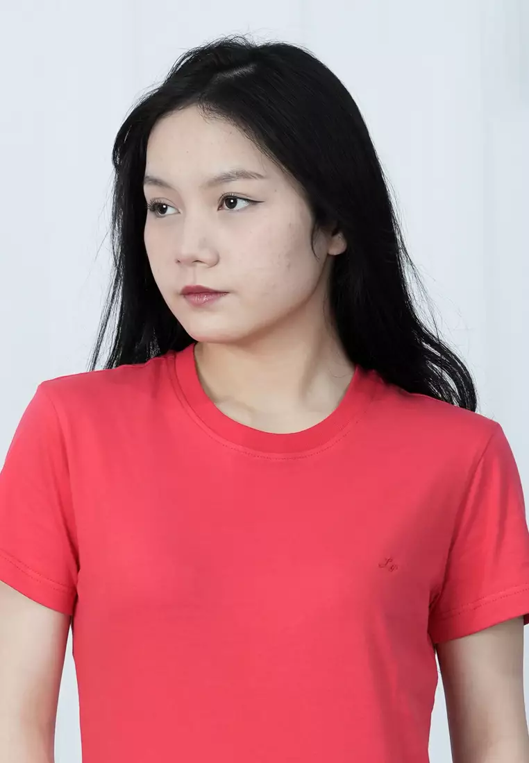 LGS - Kaos Wanita - Lengan Pendek - Motif Polos - Color Series - LTS.001