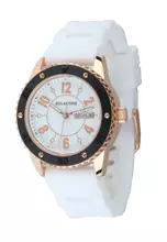 Rose Gold, White, Black