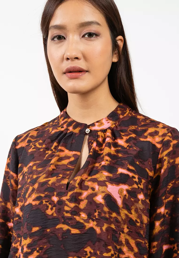 Long Sleeve Woven Top