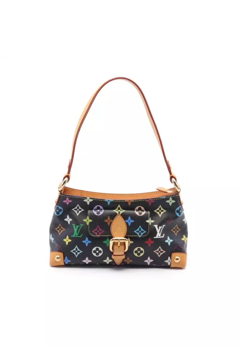 Louis Vuitton Black Monogram Multicolore Eliza Bag .  Luxury, Lot  #16074