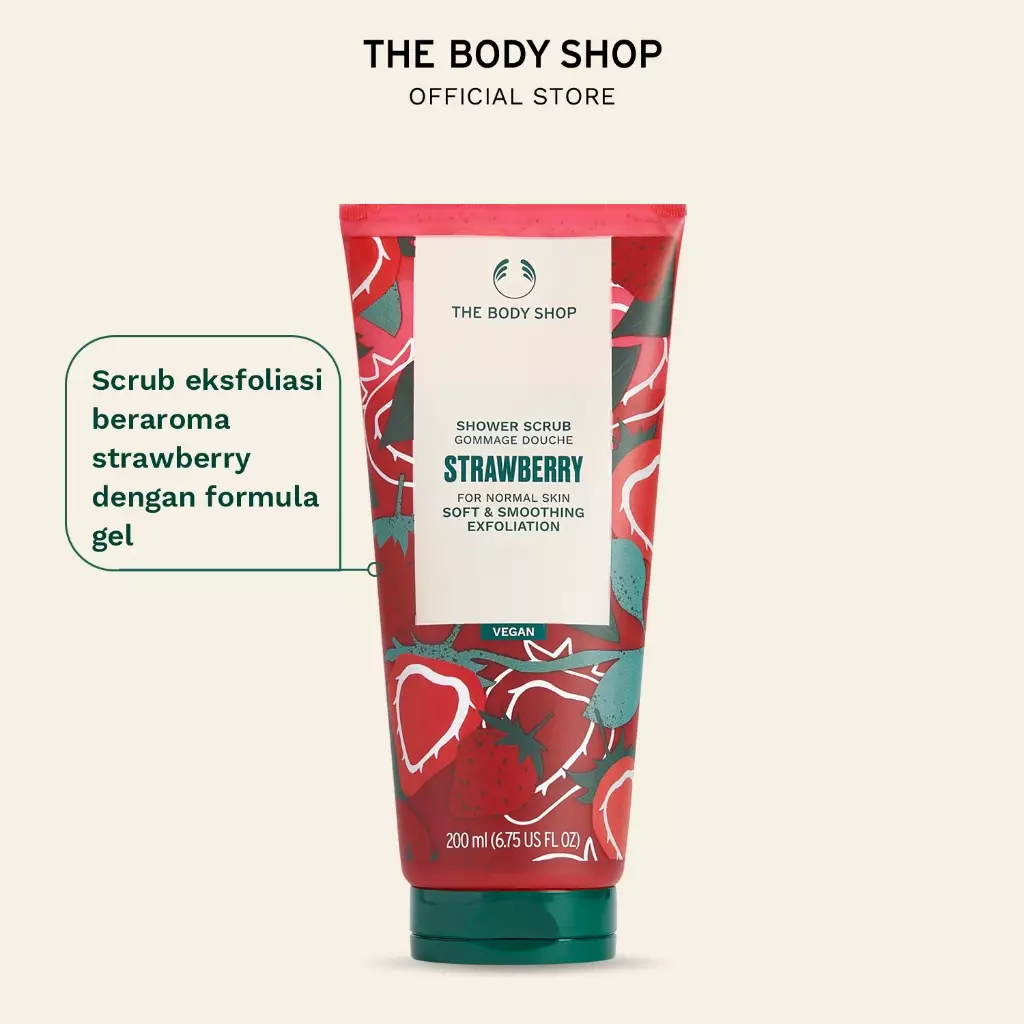 Strawberry Shower Scrub 200Ml