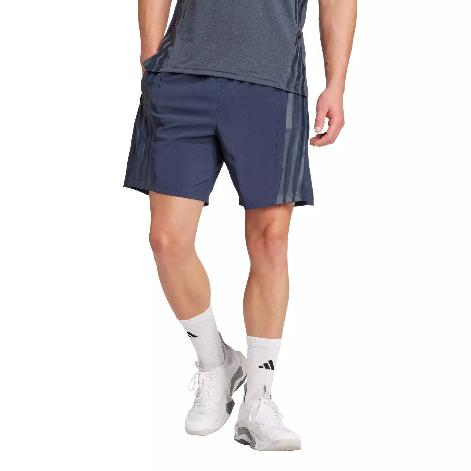 Gym & Training Designed-for-Training 3-Stripes Shorts Men Blue JI8132