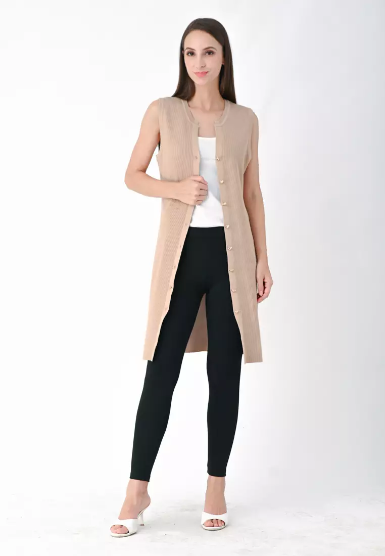 长款针织开衫（可作连衣裙）