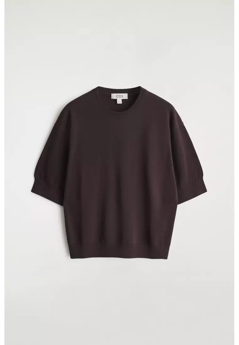 KNITTED COTTON T-SHIRT