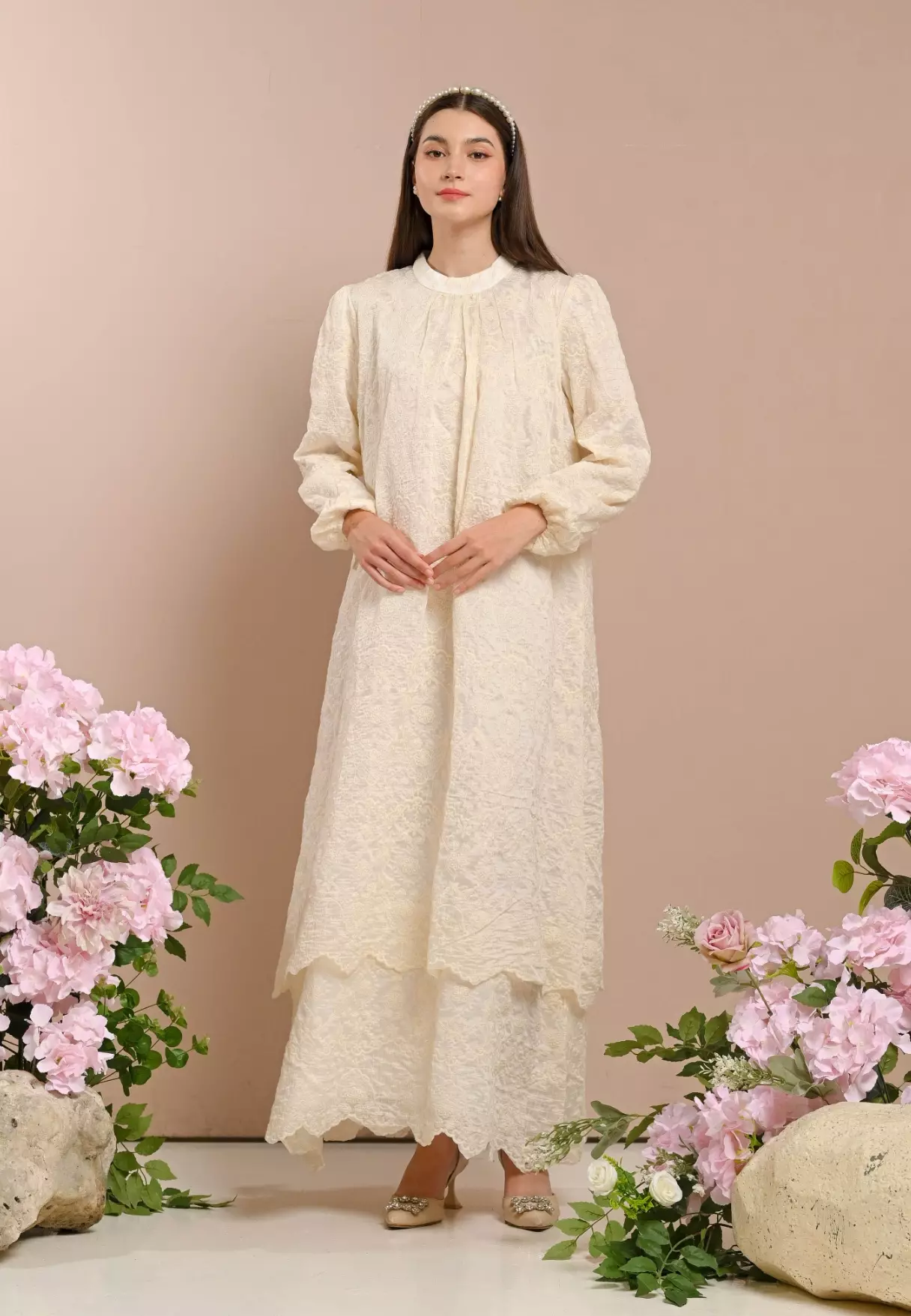 Selene Dress - Ivory