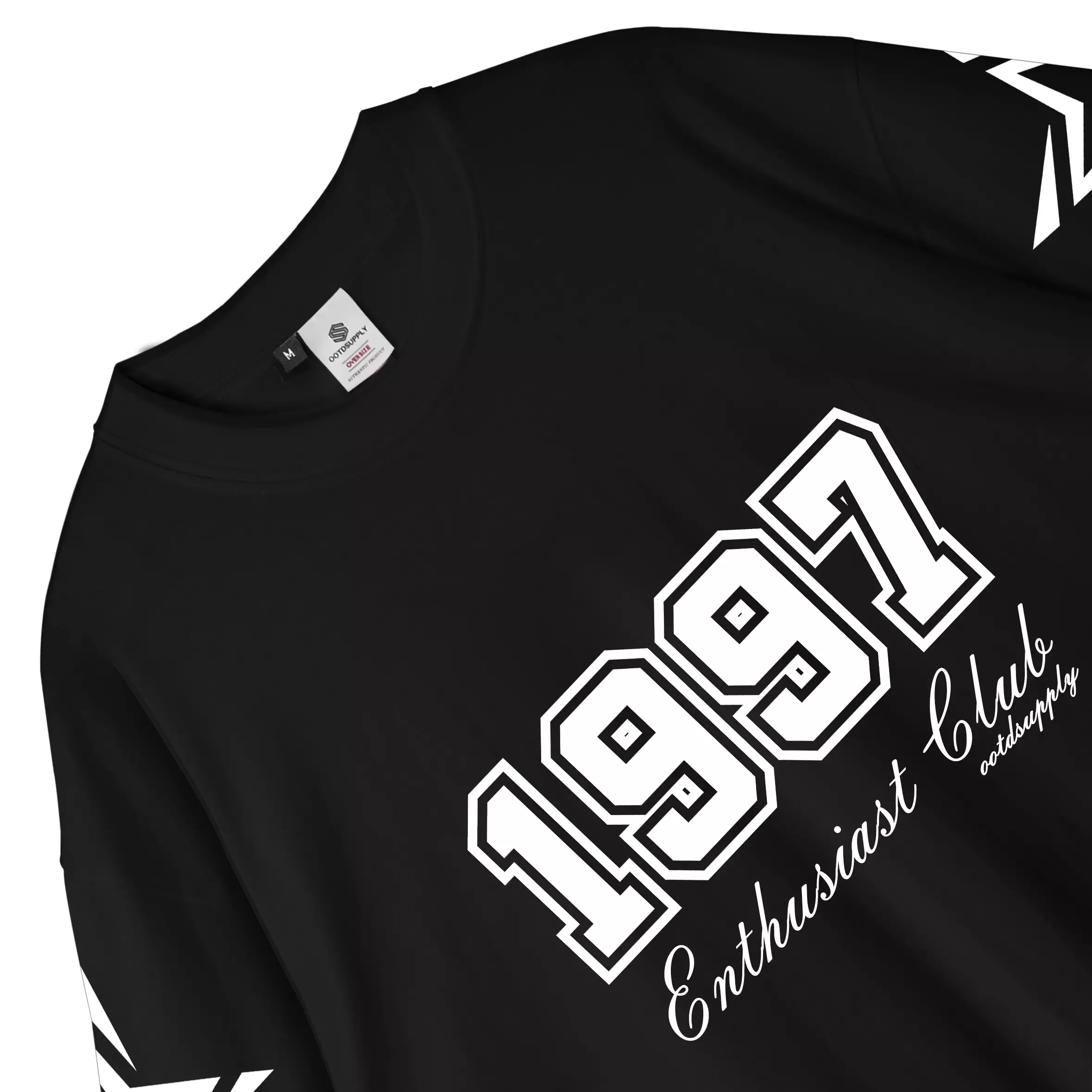 OOTDSUPPLY Oversized Tshirt 1997's Deep Colors l Kaos Oversize Pria dan Wanita OVZ170