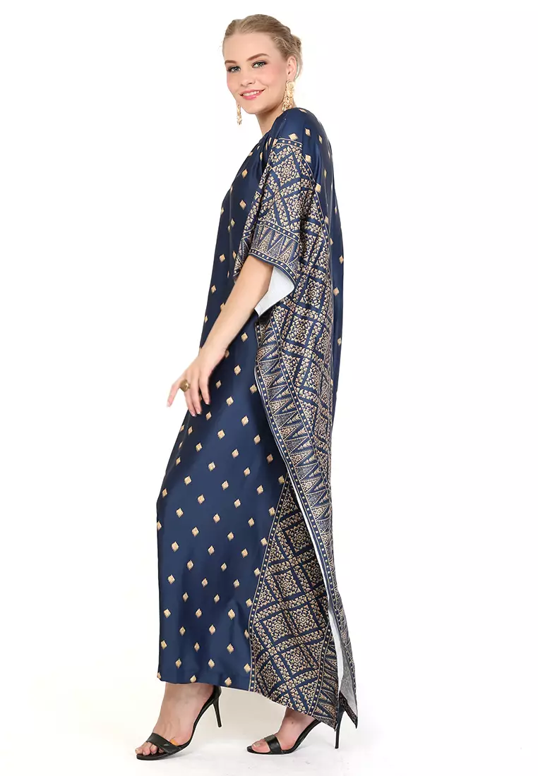 Kanzi Exclusive Short Sleeve Songket Kaftan