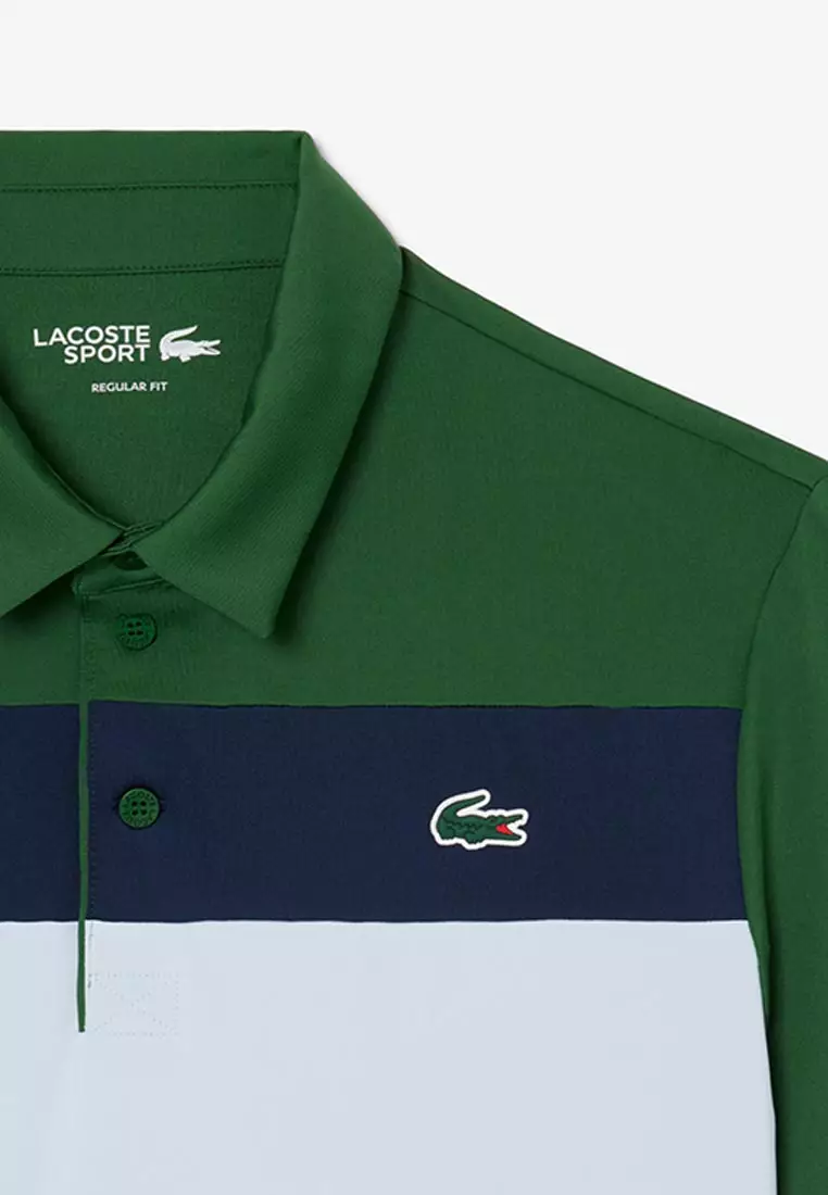 Regular Fit Colour-Block Golf Polo Shirt