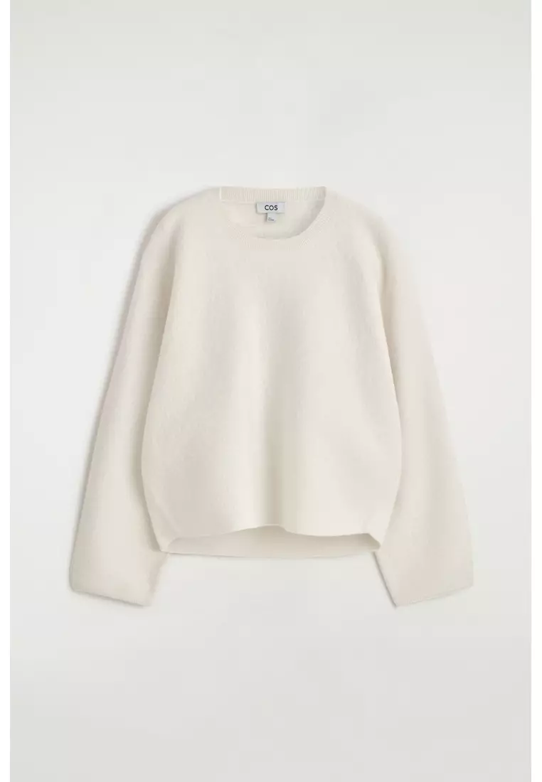 BOILED-WOOL CREW-NECK JUMPER