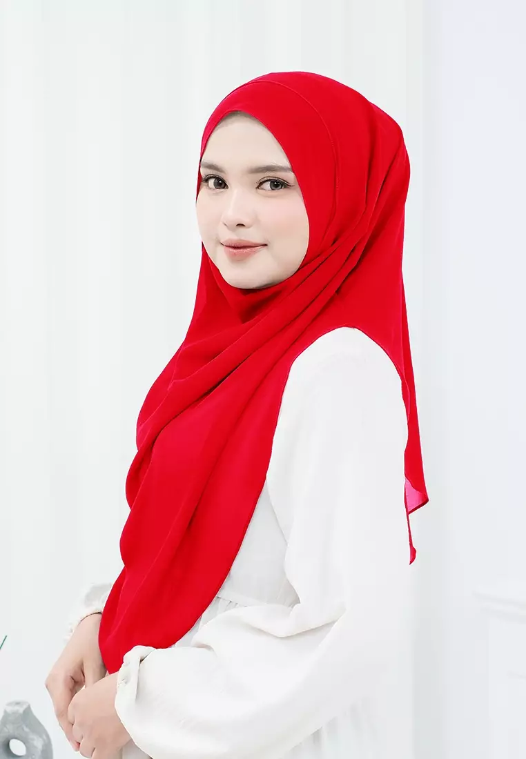 HIJAB INSTAN ZHAZA - RED