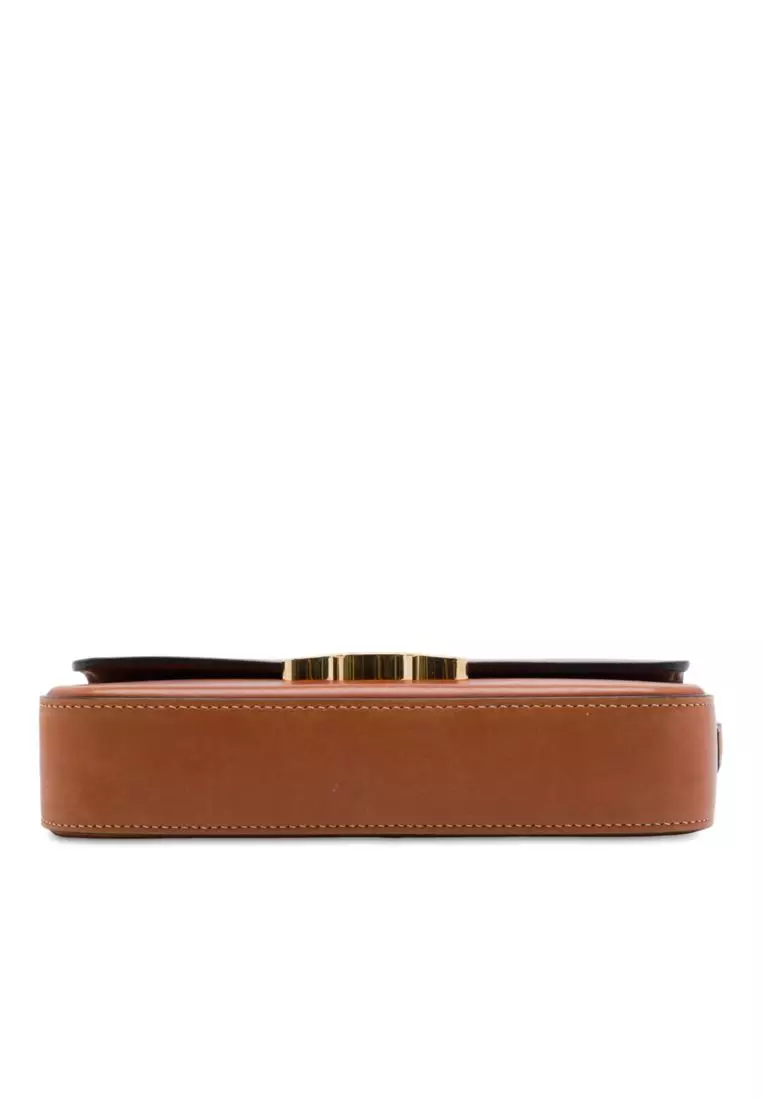 Pre-Loved Celine Shiny Calfskin Claude Shoulder Bag