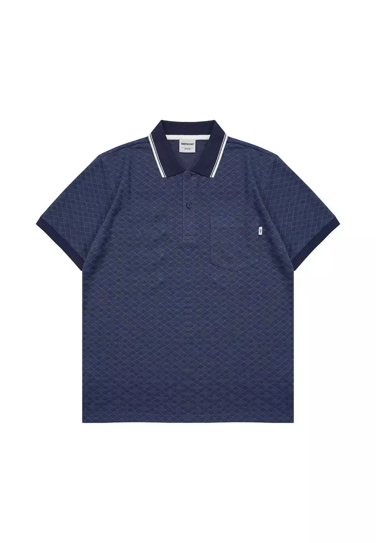 Greenlight Essential Men's Collar T-Shirt Short Sleeve Regular Fit Chelem C020925