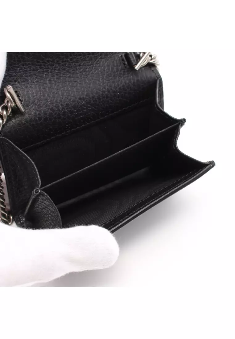 Gucci black dionysus coin case online bag