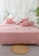 Milliot & Co. pink Vette K 4-pieces Fitted Sheet Set A28B3HL6ECF774GS_3