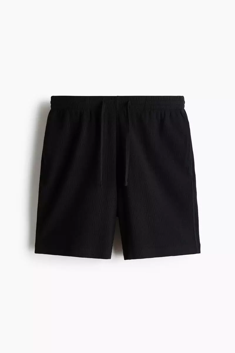 Relaxed Fit Waffled shorts