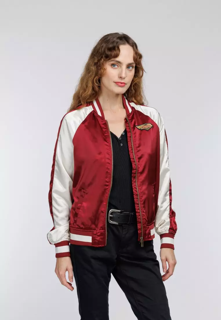 Harley davidson womens bomber jacket online