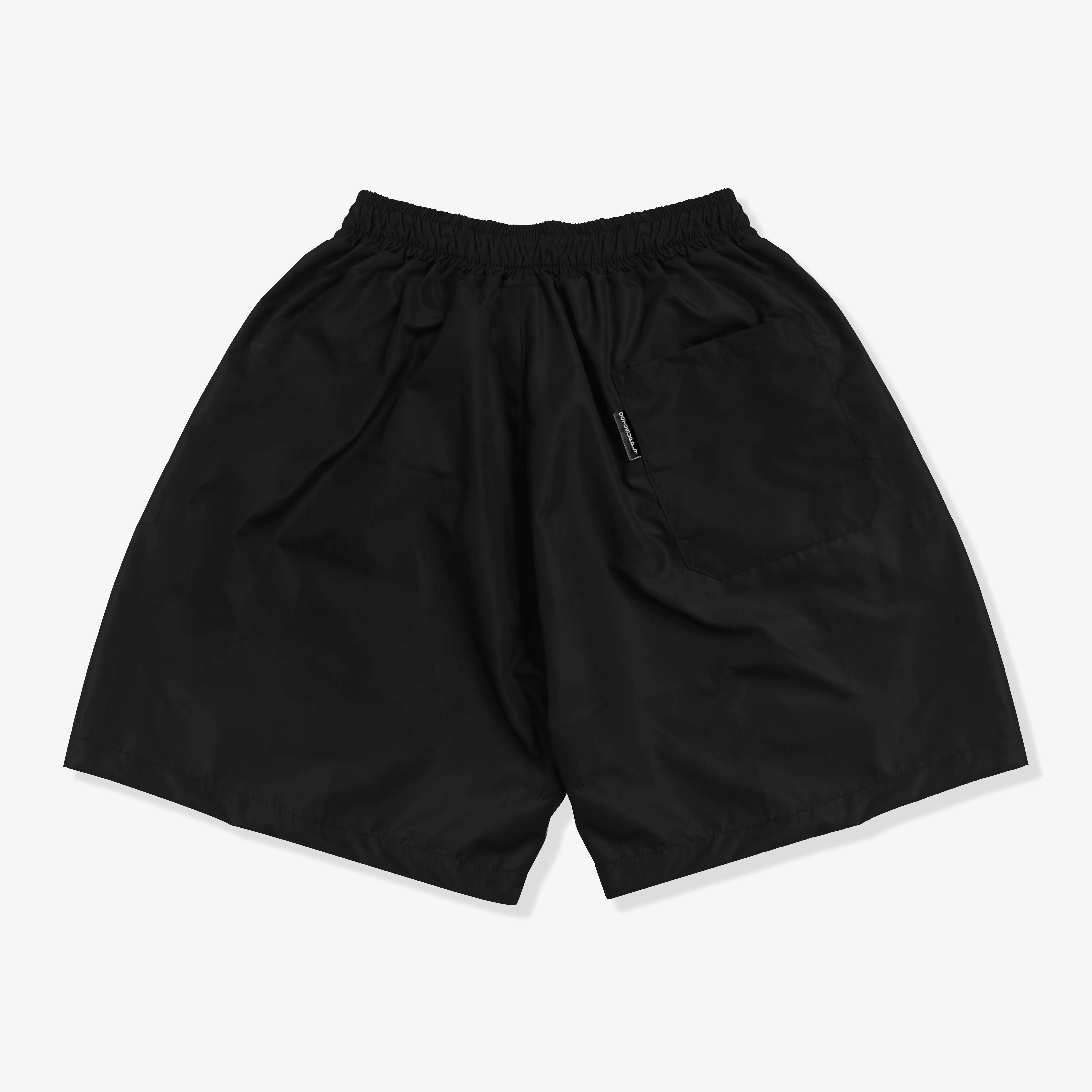 OOTDSUPPLY Short Pants Parachute OS Mod Black & Grey | Celana Pendek Unisex SPP002