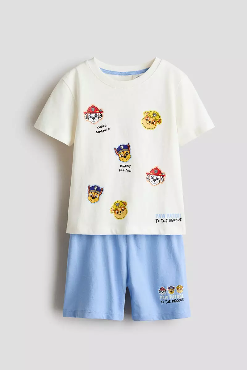 Printed cotton pyjamas