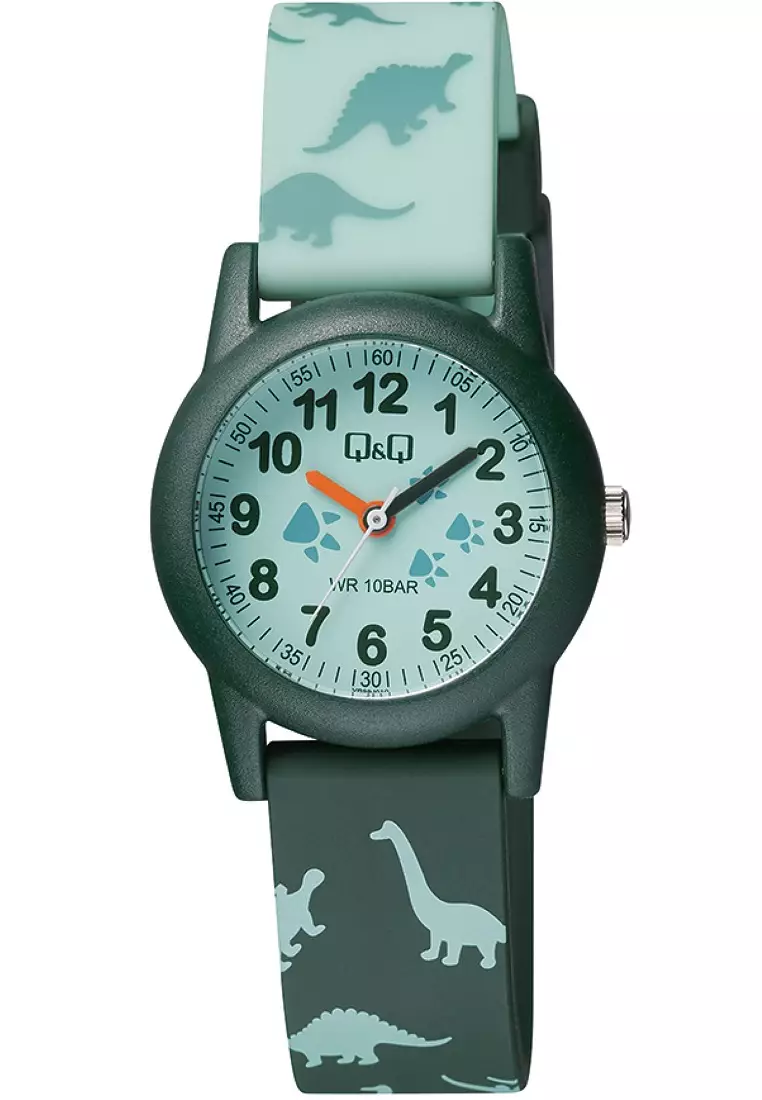 Q&Q QNQ QQ Original  Kids Watch Jam Tangan Anak Tali Karet VR99 VR99J Water Resist - VR99J009YVR99J010Y
